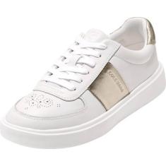 Imagem de Cole Haan Grand Crosscourt Della Tênis feminino, Branco/ouro macio, 37