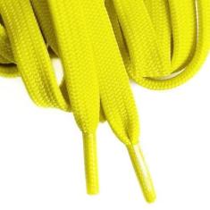 Imagem de Barbante AMARELO Cordão Cadarço 1 Par  p/ Shorts Calça Tênis - Malaysi
