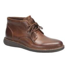 Imagem de BORN Bota masculina Theo no tornozelo, Marrom-escuro (pirâmide), 39