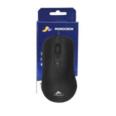 Imagem de Mouse escritório mn264-4d preto 1.5m dpi 1000 - monocron