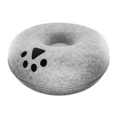 Imagem de Cama Túnel Para Gato Interativa Donut Pet Brinquedo Felino Casa Confor