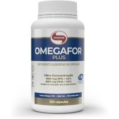 Imagem de Omegafor Plus 1000mg Vitafor 120 Caps Omega 3 Ultra Concentração