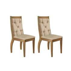 Imagem de Cadeira Rufato Ágata Imbuia (2 Unidades) Imbuia/Choco - A Costa Rica