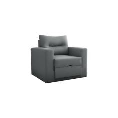 Imagem de Sofá Cama Marissol 1 Lugar Suede Cinza - Matrix