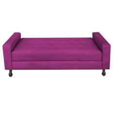 Imagem de Recamier Calçadeira Sofá Bianca  1,95 Cm King Size Baú Quarto Sala Mat