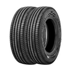 Imagem de Jogo 2 Pneus Itaro Aro 17.5 Osaka S 215/75R17.5 126/124L 16 Lonas - Direcional / Liso