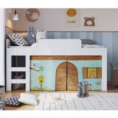 Imagem de Cama Infantil Protetor E Cortina Alegria Meu Fofinho Art In Móveis. Br