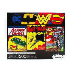 Imagem de Quebra-cabeça Aquário DC Comics Superman Batman Mulher Marav