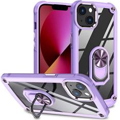Imagem de Capa de telefone com suporte de anel de armadura para iPhone 14 13 12 11 Pro Max XS Max XR 14 Plus Capa traseira de proteção resistente, T1, para iPhone XR