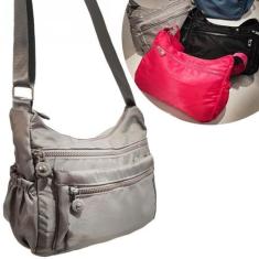 Imagem de Bolsa Lateral Transversal 3 Compartimentos Casual - Shop Mix