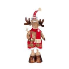 Imagem de Boneco Rena Do Papai Noel Enfeite De Natal 60cm - Generic