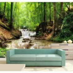 Imagem de Papel de Parede - Painel Adesivo Cachoeira 3D 2M² na 006