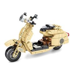 Imagem de DEJUN Brinquedo Blocos de Construção Conjuntos, Mini Ovelha Motorcyc