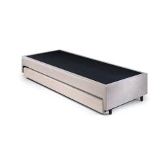 Imagem de Base Box Solteiro King com Cama Auxiliar 96x203x28cm Bege