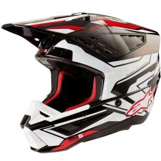 Imagem de Capacete Alpinestars SM5 Action 2 Preto/Branco