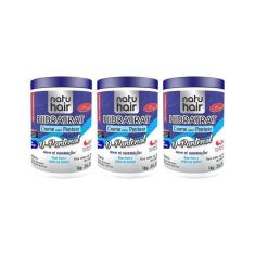 Imagem de Creme Para Pentear Natuhair 1K D-Pantenol - Kit Com 3Un