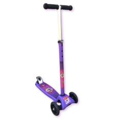 Imagem de Patinete 3 Rodas Funny Racing Com Freio E Ajuste Altura Roxo - Art Bri