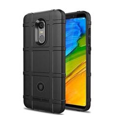 Imagem de Capa para Xiaomi Redmi 5 Plus, proteção robusta, material TPU de fibra de carbono, macia, antiderrapante, antiimpressões digitais, capa totalmente protetora para Xiaomi Redmi 5 Plus