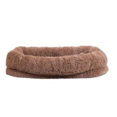 Imagem de Cama de Cachorro Humano Canil Redondo Gigante de Tamanho Humano Tapete Grande para Animais de Estimação de Inverno, Canil Redondo de Pelúcia para Animais de Estimação Ao Ar Livre