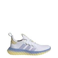 Imagem de adidas Tênis feminino Kaptir Flow, Branco/Azul Spark/Quase Amarelo, 35