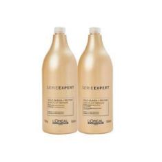 Imagem de Kit Shampoo e Condicionador Loreal Gold Quinoa + Protein G