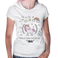 Imagem de Baby Look Meus Mais Sinceros "ata" - Foca Na Moda