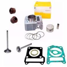 Imagem de Kit Cilindro Ybr 125 Xtz 125 Factor 125 Juntas Válvulas Metal Leve