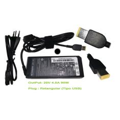 Imagem de Fonte Para Notebook Lenovo Plug Usb achatado 20 Volt X 4,5 Amp Ib430