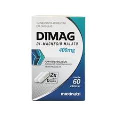 Imagem de Dimag Di-Magnésio Malato 400mg Maxinutri 60 Cápsulas