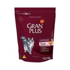 Imagem de Ração Gran Plus Gatos Castrados Salmão/Arroz 3Kg
