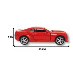 Imagem de Carro De Ferro Camaro Miniatura Abre Capô Mala coleção Carro