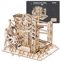 Imagem de Quebra-Cabeça De Madeira De Montagem 3D Rokr Lift Coaster Lg503 14+ Years