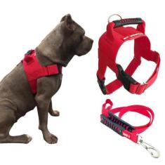 Imagem de Coleira Peitoral Para Cachorro Com Guia - Tamanhos Variados - Canadá K