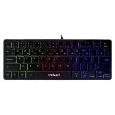 Imagem de Teclado Gamer Satellite AK-871 RGB / Portugues - Preto