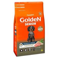 Imagem de Ração Golden Formula Cães Adultos Senior Pequeno Porte Mini Bits Frango e Arroz 3Kg