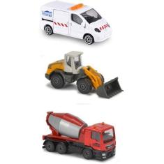 Imagem de Pack 3 Miniaturas - 1:64 - Construction 02 - Majorette