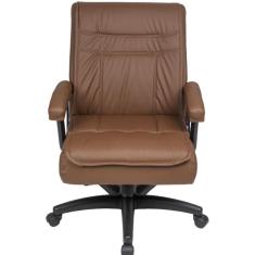 Imagem de Cadeira Diretor para Escritório com Mola Ensacada Marrom