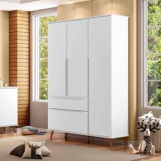 Imagem de guarda-roupa infantil inda 3 pt 2 gv branco