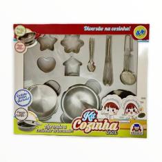 Imagem de Kit Cozinha Inox Infantil Braskit