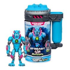 Imagem de Câmara de Mutação com Boneco Colecionável MrBeast Lab Mutators - Pantera Icônica
