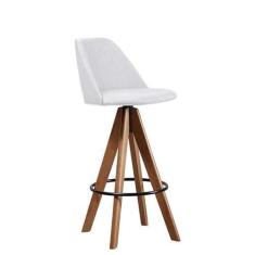 Imagem de Banqueta Alta Giratória Lucca Off White Cercatto