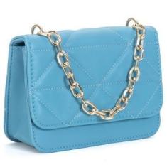 Imagem de Bolsas Femininas Transversal Bordada Alça De Corrente-Feminino