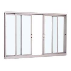 Imagem de Janela de Correr em Aço 100 x 200 x 12 cm 4 Folhas Pratika Sasazaki