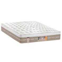 Imagem de Colchão Queen Castor Silver Star Air com Molas Ensacadas e Euro Pillow 32x158x198 cm - /Bege