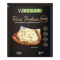 Imagem de Rice Protein Premium 50g Sache WVegan Sabor Cocada Proteina de Arroz