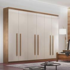 Imagem de Guarda-Roupa Casal 6 Portas 4 Gavetas mdf Divino Rufato