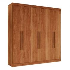 Imagem de Guarda Roupa Casal Recife 6 Portas Salleto Cinamomo