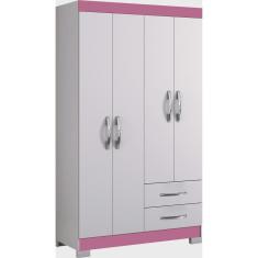Imagem de Guarda-Roupa 4 Portas nt 5005 Rosa - Notável