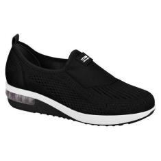 Imagem de Tênis Feminino Slip On Modare Sem Cadarço Anabela, Preto, 36