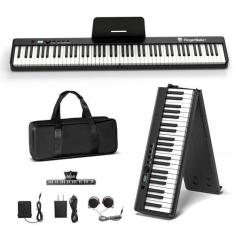 Imagem de Teclado de piano portátil FingerBallet 88 Key com MIDI Bluetooth
